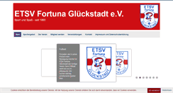 Desktop Screenshot of etsv-fortuna.de